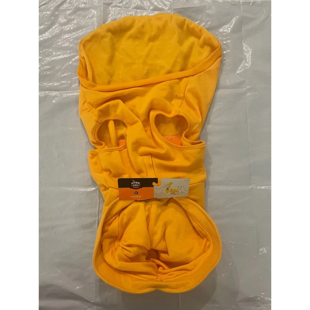 Hyde and Eek Boutique Pet Mustard Sweatshirt Costume XL Yellow Dog Halloween